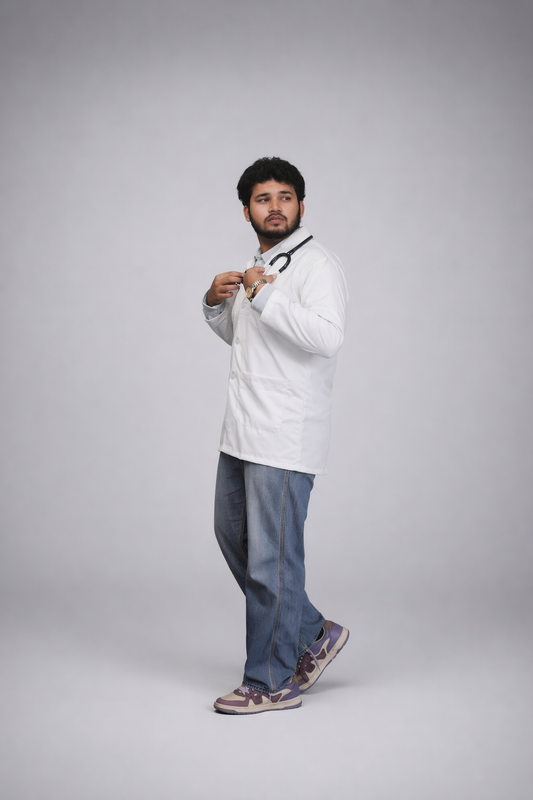 Short Length | Men’s Lab Coat | CoreWeave