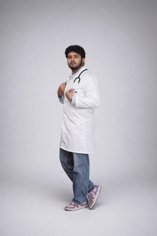 Knee Length | Men’s Lab Coat | CoreWeave